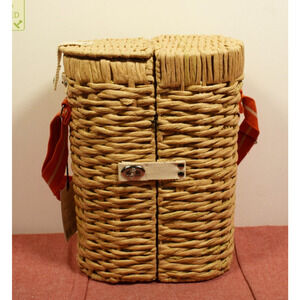 Hearth & Hand with Magnolia Woven Drink Bottle Carrier